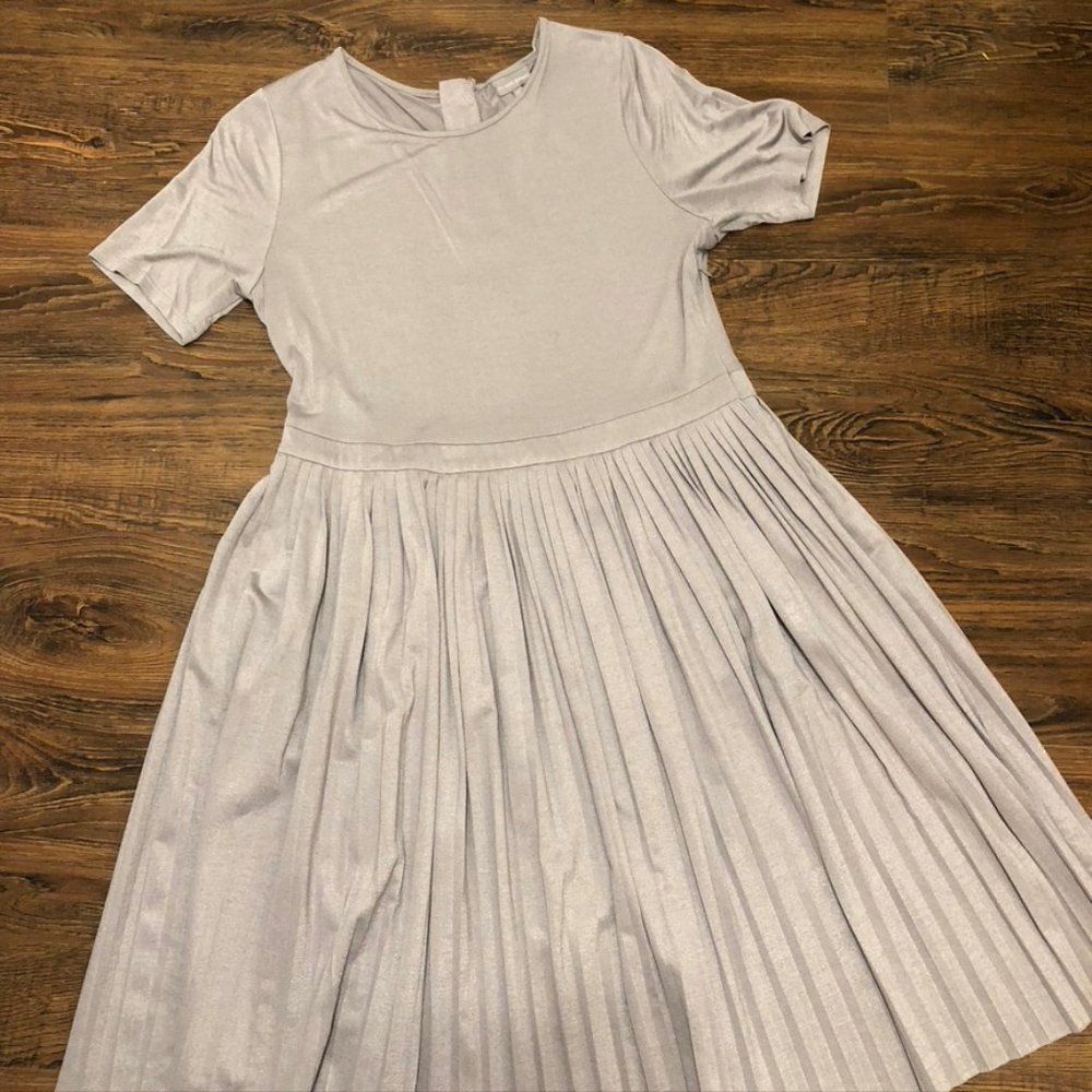 Alumni Pleated Jersey Dress